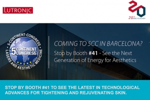 [LUTRONIC] See the Next Generation of Energy for Aesthetics at 5CC Booth #41 in Barcelona